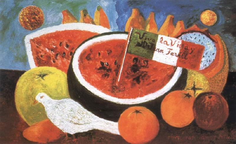 Frida Kahlo Still Life Viva La Vida y el D.Juan Farill